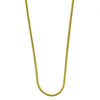 Gargantilla Básica 5.223.031.20 Oro Laminado, Diseño de Cola de Raton, Pulido, Dorado
