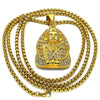 Collares con Dije 04.259.0002.30 Acero Inoxidable, con Cristal Blanca, Pulido, Dorado