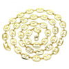 Gargantilla Básica 04.326.0003.30 Oro Laminado, Diseño de Puff Mariner, Pulido, Dorado