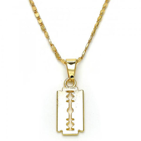 Collares con Dije 04.242.0099.24 Oro Laminado, Pulido, Dorado