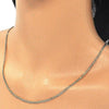 Gargantilla Básica 5.222.008.22 Oro Laminado, Diseño de Cubana, Pulido, Dorado