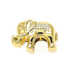 Dije Love Link 05.179.0041 Oro Laminado, Diseño de Elefante, Dorado