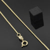 Gargantilla Básica 5.223.031.20 Oro Laminado, Diseño de Cola de Raton, Pulido, Dorado