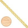 Gargantilla Básica 5.222.022.20 Oro Laminado, Diseño de Mariner, Pulido, Dorado