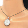 Collares con Dije 04.106.0064.1.20 Oro Laminado, Diseño de Crucifijo, Pulido, Dorado