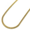 Gargantilla Básica 5.223.012.30 Oro Laminado, Diseño de Miami Cubana, Pulido, Dorado