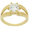 Anillo Multi Piedra 5.167.003.09 Oro Laminado, con Zirconia Cubica Blanca, Pulido, Dorado