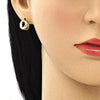 Argolla Huggie 02.213.0281.12 Oro Laminado, Pulido, Dorado