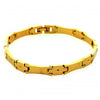 Pulsera Solida 03.63.0534 Oro Laminado, Pulido, Dorado