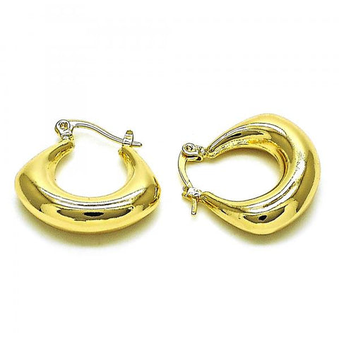 Argolla Pequeña 02.213.0521.25 Oro Laminado, Pulido, Dorado