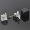 Arete Dormilona 5.128.033 Oro Laminado, con Zirconia Cubica Blanca, Pulido, Dorado