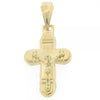 Dije Religioso 05.16.0135 Oro Laminado, Diseño de Crucifijo, Dorado