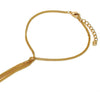 Pulsera Elegante 03.60.0139.07 Oro Laminado, Diseño de Cubana, Pulido, Dorado