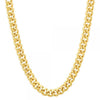 Gargantilla Básica 5.223.013.22 Oro Laminado, Diseño de Miami Cubana, Pulido, Dorado
