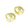 Argolla Huggie 02.213.0281.12 Oro Laminado, Pulido, Dorado