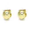 Arete Dormilona 02.100.0118 Oro Laminado, Pulido, Dorado