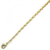 Gargantilla Básica 04.213.0067.20 Oro Laminado, Pulido, Dorado