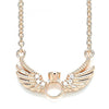 Collares con Dije 04.336.0005.1.16 Plata Rodinada, con Zirconia Cubica Blanca y CristalBlanca, Pulido, Oro Rosado