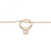 Collares con Dije 04.336.0016.1.16 Plata Rodinada, con Zirconia Cubica Blanca y CristalBlanca, Pulido, Oro Rosado
