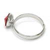 Anillo Multi Piedra 01.239.0009.4 Rodio Laminado, con Cristales de Swarovski Light Siam, Pulido, Rodinado