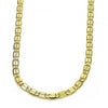 Gargantilla Básica 04.319.0008.1.24 Oro Laminado, Diseño de Mariner, Diamantado, Dorado