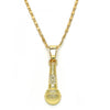 Collares con Dije 04.242.0100.24 Oro Laminado, Pulido, Dorado