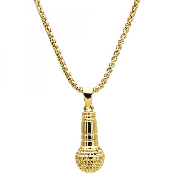 Collares con Dije 04.242.0074.30 Oro Laminado, Pulido, Dorado