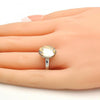 Anillo Multi Piedra 01.239.0008.6 Rodio Laminado, con Cristales de Swarovski Golden Shadow, Pulido, Rodinado