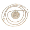 Collares con Dije 04.336.0209.1.16 Plata Rodinada, con Zirconia Cubica Blanca, Pulido, Oro Rosado