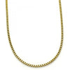 Gargantilla Básica 04.317.0004.32 Oro Laminado, Diseño de Box, Pulido, Dorado