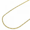 Gargantilla Básica 04.09.0172.18 Oro Laminado, Diseño de Figaro, Dorado